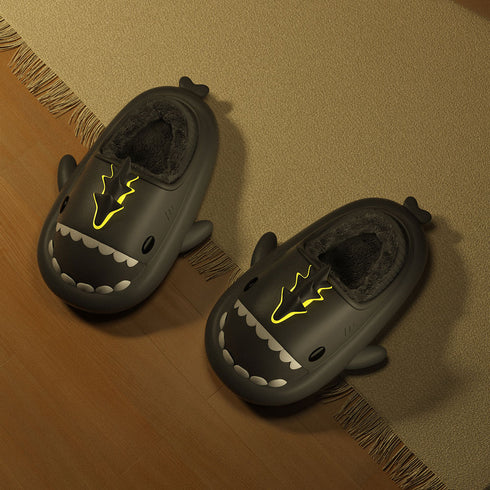 Sharkicks Basic - Hiver, Chaussons Requins Dragon Foudre, Talon Couvert